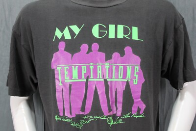 Vintage Band Shirt - The Temptations My Girl - Men's Extra-Large