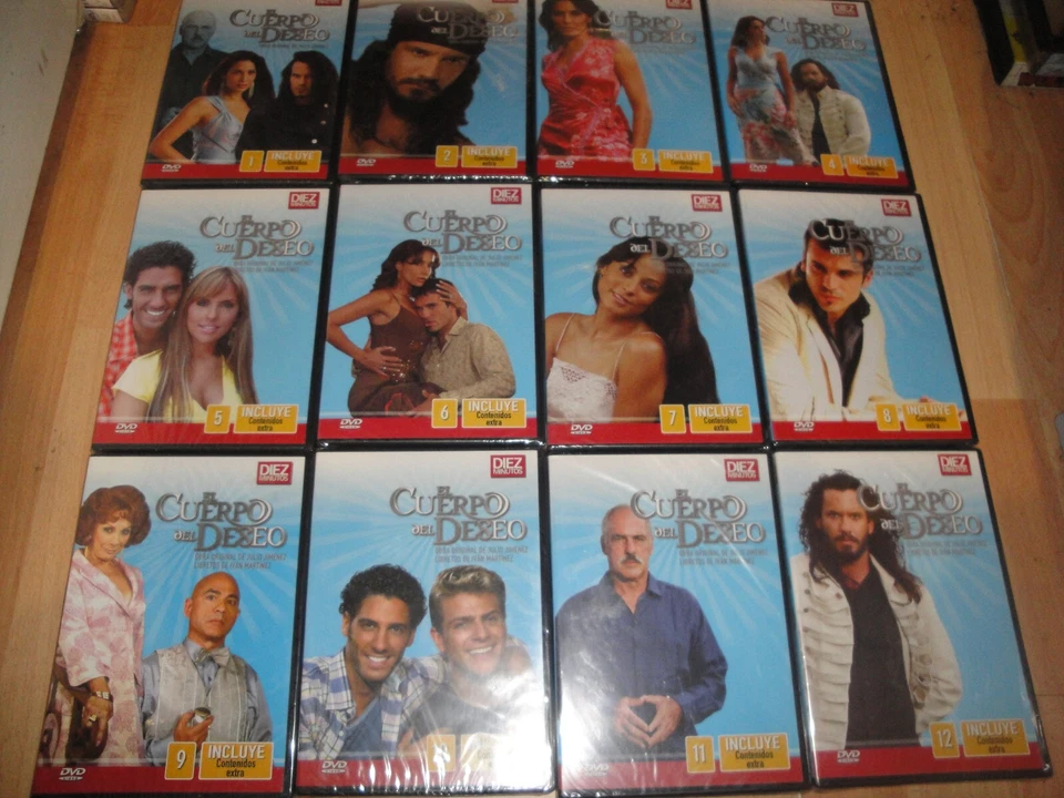 EL CUERPO DEL DESEO TELENOVELA DE TV COMPLETA 12 DISCOS EN DVD NUEVA PRECINTADA - Imagen 2 de 3