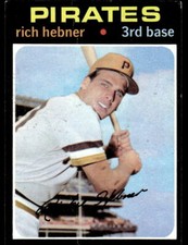 1971 Topps Rich Hebner #212 Pittsburgh Pirates Baseball Card