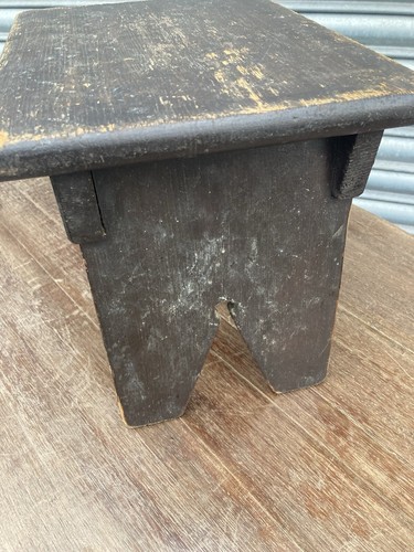 Antique Scratch Built Chippy Carpenters Stool - Picture 3 of 8