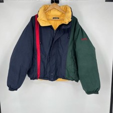 Vintage 90s Nautica Authentic Reversible Jacket Multicolor Cotton Womens Size Xl