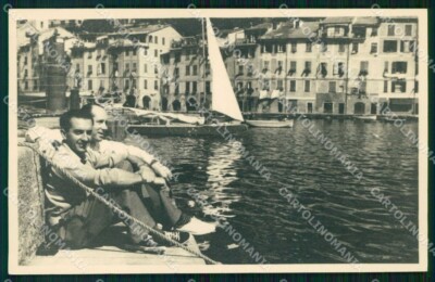 Genoa Portofino Boats Photo Postcard RT2780