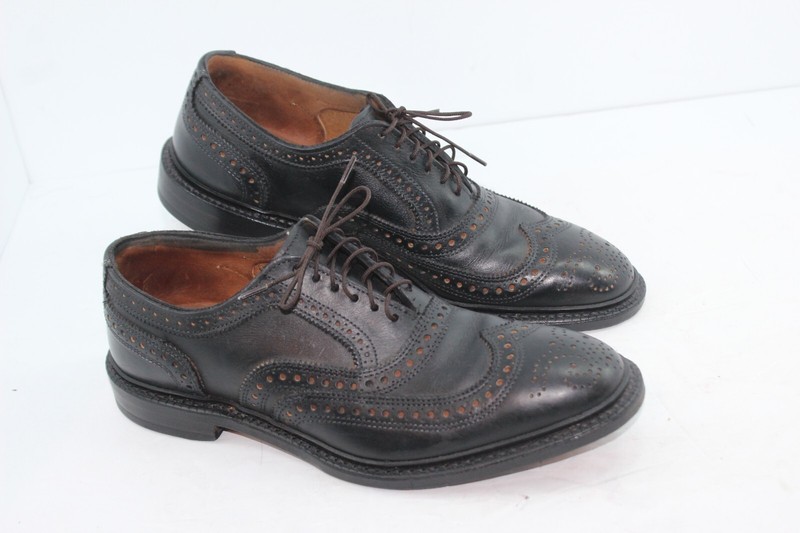 ALLEN EDMONDS NEUMOK SIZE 7.5 D MADE IN USA BLACK