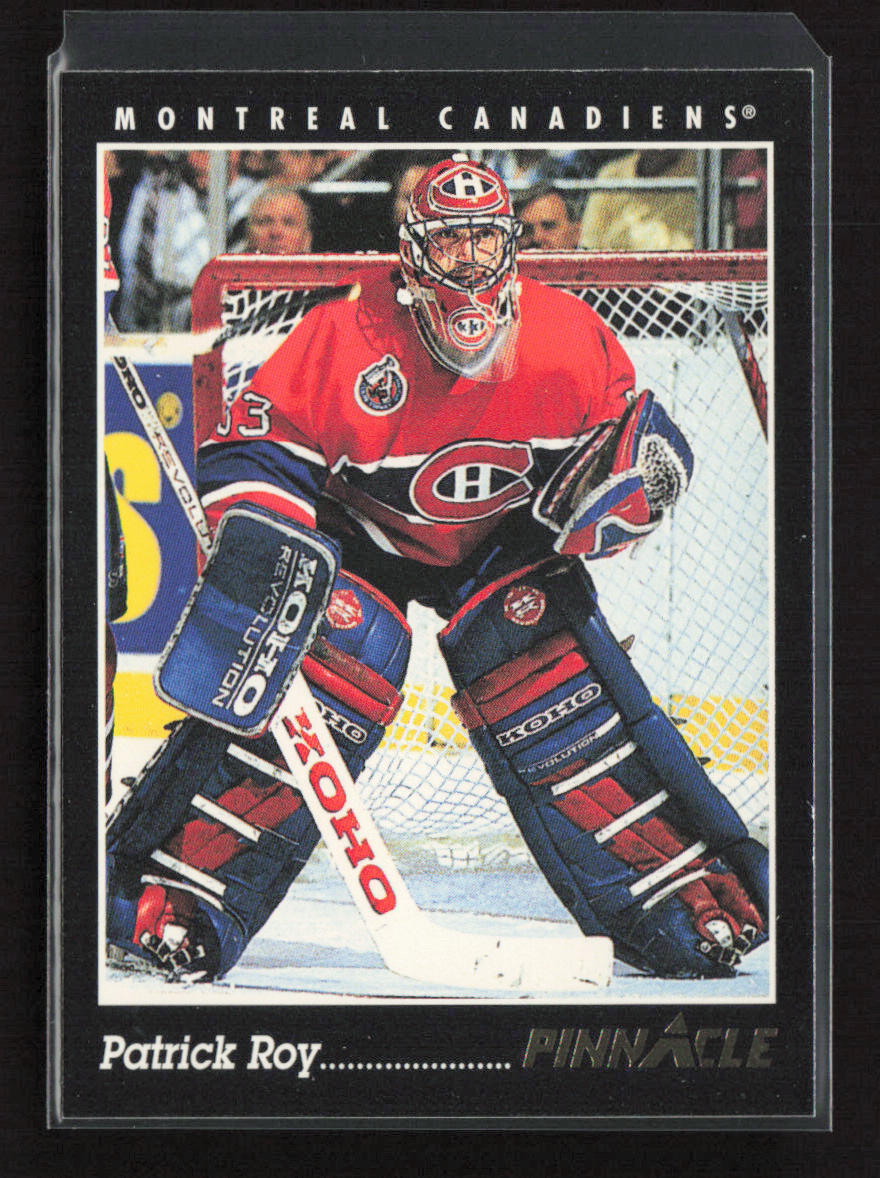 1993-94 Pinnacle #150 Patrick Roy Montreal Canadiens