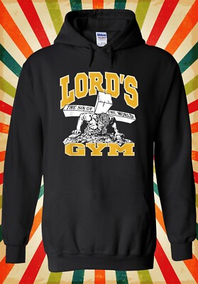 Lords Gym T-Shirt Jesus Christus Gott Herren Damen Unisex Top Hoodie Sweatshirt 3062