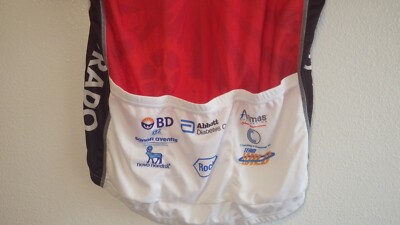 Maillot Cyclisme Primal Red Rider - Diabète - Taille L (58 Cm) - Manches Courtes - Occasion