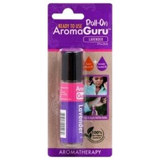 AromaGuru Roll-On LAVENDER 100 Pure  Natural Essential Oil Blend Aromatherapy