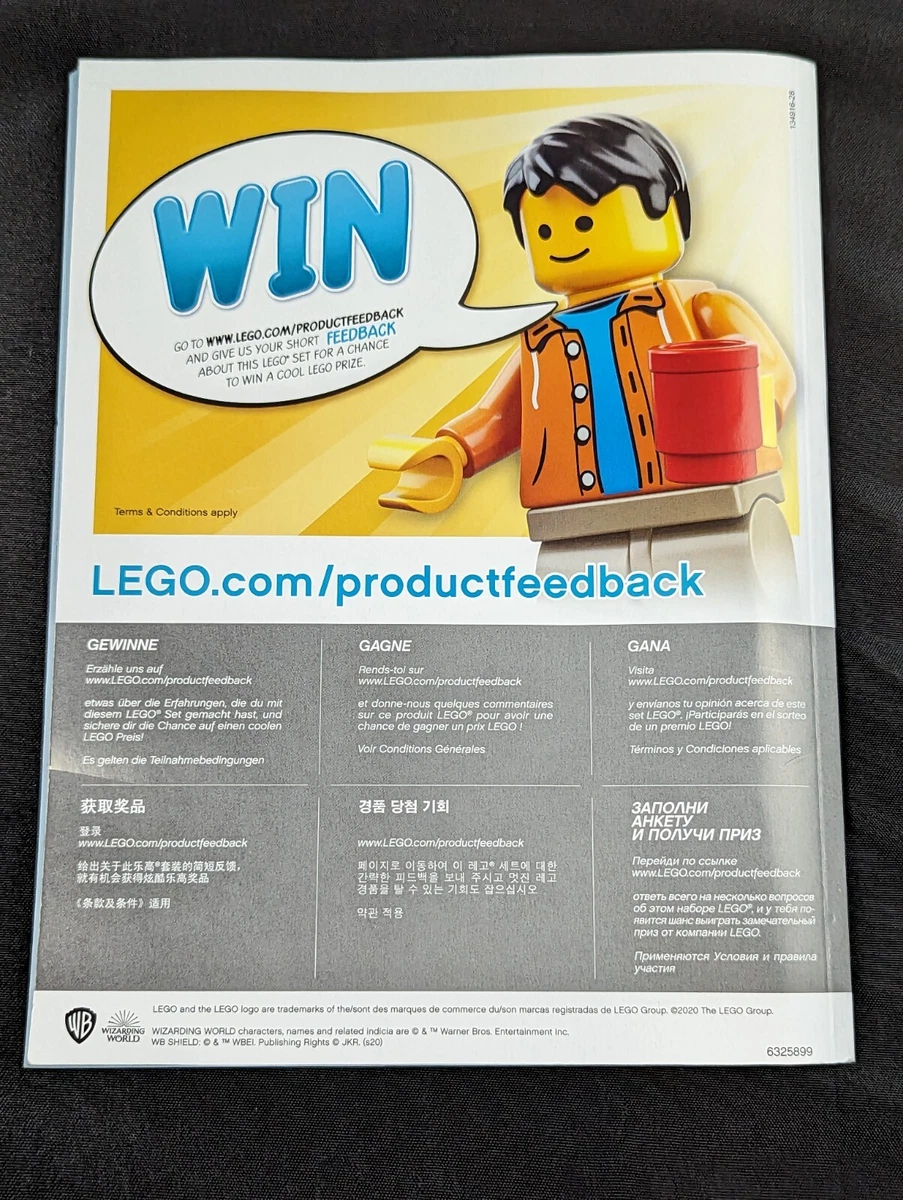 Lego Harry Potter 75980 Attack on the Burrow Instruction Manual