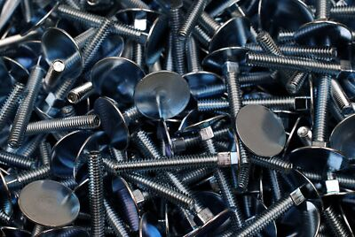 #ad #ad 100 Flat Elevator Bolt 1 4 20 x 2 Flush Mount Zinc Plated $37.99