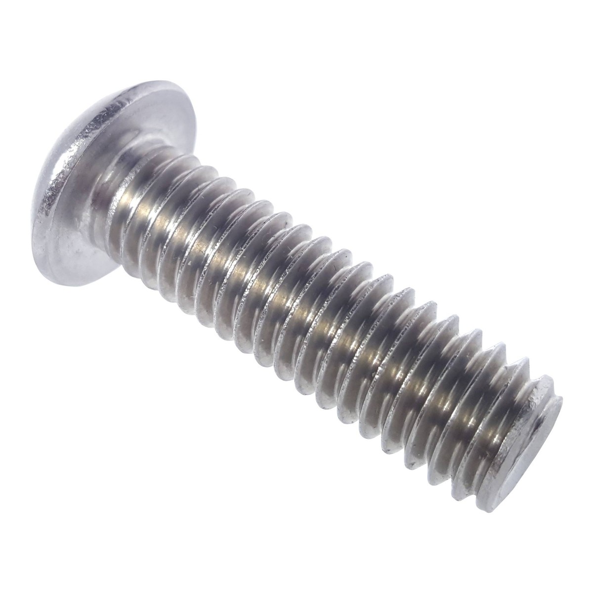 Viti A Testa Bombata M5-0.80 X 12mm &ndash; Acciaio Inox A2-70, Brugola &ndash; Confezione Da 100