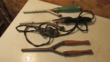 3 Old Hair Curling Irons- 1 Electric