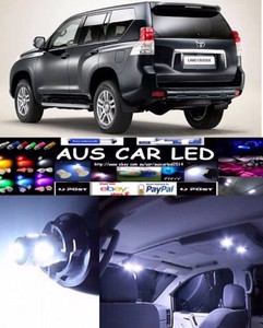 Details About Toyota Landcruiser Prado 150 Series Led Interior Light Kit Pack 10 Pcs White