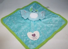 Parents Choice Blue Bat Baby Security Blanket 11" Rattle Halloween Toy Lovey