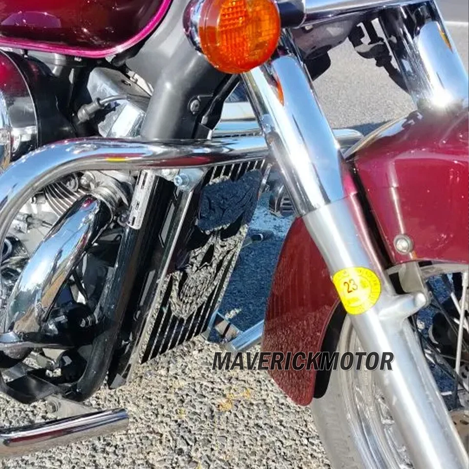 Protector de rejilla de cubierta de radiador para Honda Shadow Aero VT 750 750C Spirit VT750 C2 Foto 2 de 4
