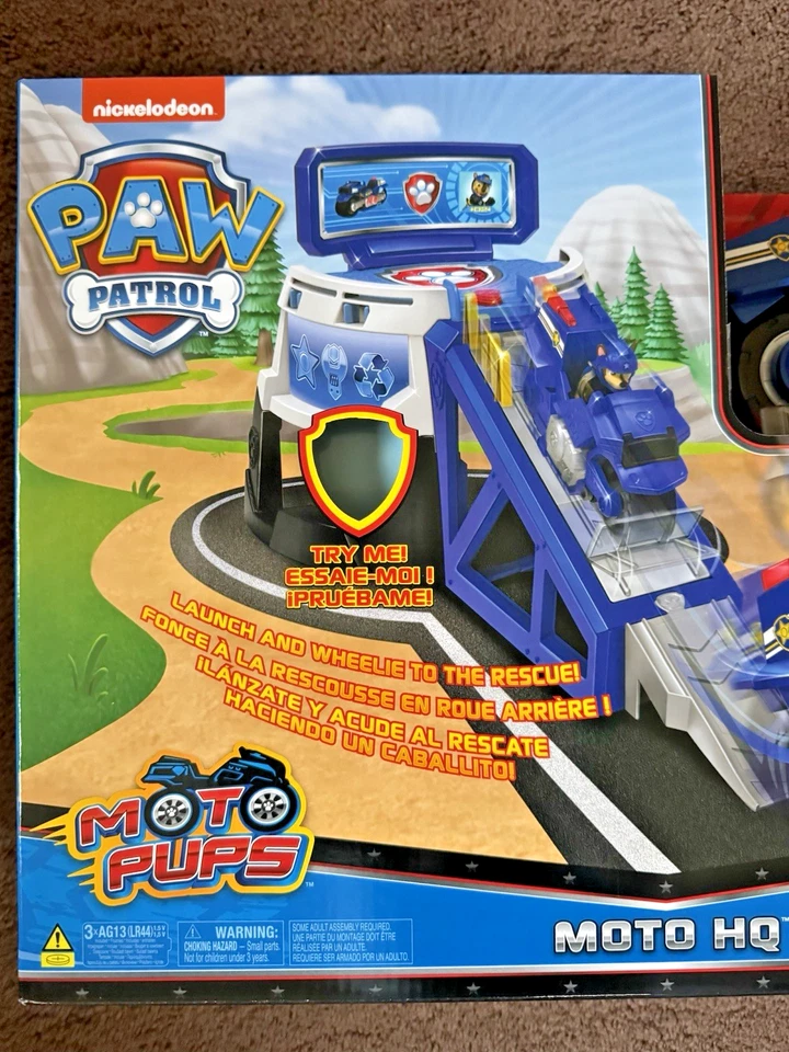 Paw Patrol MOTO Pups Moto HQ Playset com Sons, Figura de Perseguição Exclusiva e Veículo - Imagem 2 de 4