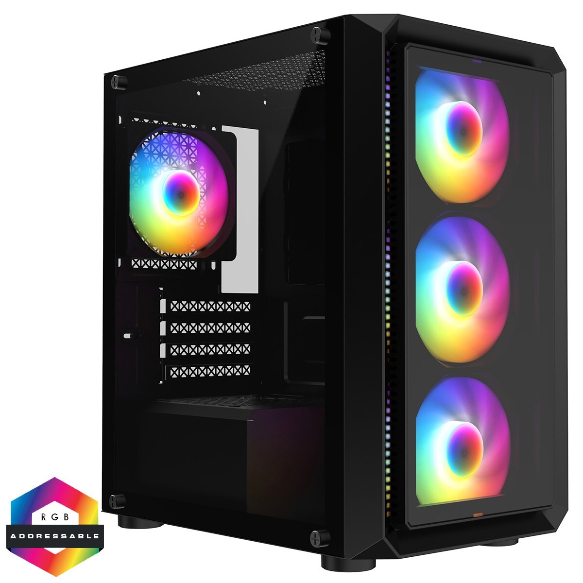 Gaming PC Computer AMD 3200G Ryzen 4.0  Quad Core 8GB 120GB SSD  Windows 11 i