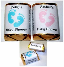 120 BABY SHOWER PARTY FAVORS CANDY WRAPPERS
