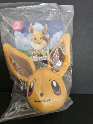 NINTENDO POKEMON LET'S GO EEVEE SOFT PLUSH KEYCHAIN *FACTORY SEALED* RARE PROMO! - image 1 of 2