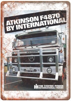 Vintage Atkinson in Australia Auto Ad Reproduction Retro Look Metal Sign A1366