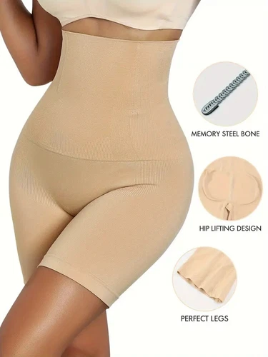 Womens Tummy Control Shapewear High Waisted Body Shaper Shorts Slimming Panties - Picture 6 of 36