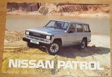 NISSAN PATROL RANGE ORIGINAL BROCHURE DEC 1987. EXCELLENT COND