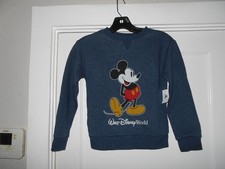 Disney Parks Walt Disney World Mickey Mouse Blue Sweatshirt Size 5/6 YOUTH