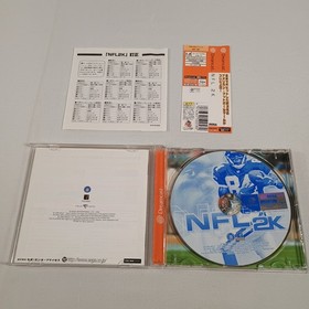 Japanese NFL 2k SEGA Dreamcast Japan Import CIB w/ Spine Obi US Seller