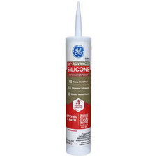 Advanced Silicone 2 Caulk 10.1 Oz Kitchen and Bath Sealant Clear