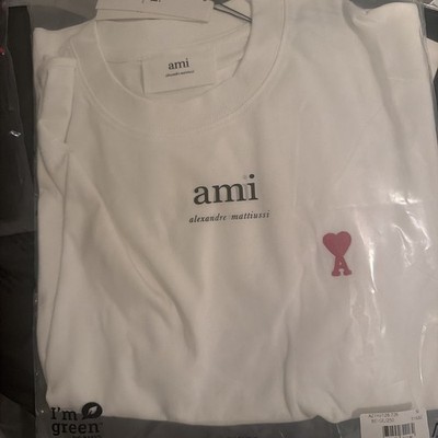 ami alexandre mattiussiTシャツ Ami alexandre mattiussi white red A T shirt size S | eBay