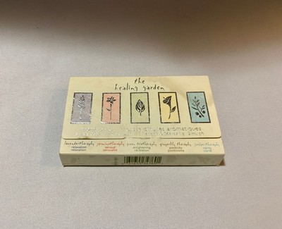 The Healing Garden Aroma Oil Therapy Kit by Coty 5 Vials 2ml Ea NOS Hard to Find