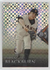 2014 Bowman Platinum Chrome Prospects X-Fractor Clayton Blackburn #BPCP49 4y4