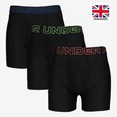 Under Armour Herren Boxershorts 3er Pack XL grau schwarz rot sportlich bequem NEU