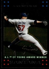 2007 Topps Chrome Johan Santana Minnesota Twins #252