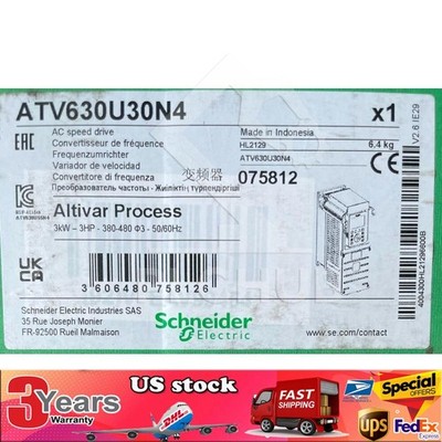 SCHNEIDER Electric ATV630U30N4 Converter 3KW 3HP Altivar Process ATV630 50/60Hz