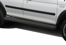 Superseded Running Boards 5 Black Fit 99-03 Mitsubishi Montero Pajero Sport Superseded Running Boards 5 Black Fit 99-03 Mitsubishi Montero Pajero Sport