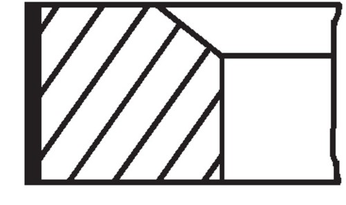 4x PISTON RING KIT 022 23 N0 FOR RENAULT K9K832/846/836/830/716/770/820 1.5L - Picture 2 of 13