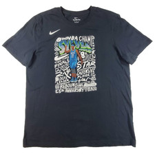 Minnesota Lynx Shirt Mens Large Black WNBA Basketball Sylvia Fowles Nike Tee