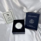 2012-W American Eagle 1oz Burnished .999 Silver OGP & COA [J3]