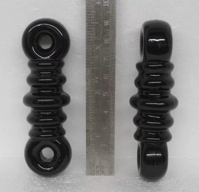 1pcs Vintage Glass Coil Radio Wire Strain Shortwave Frequency Antenna Insulator