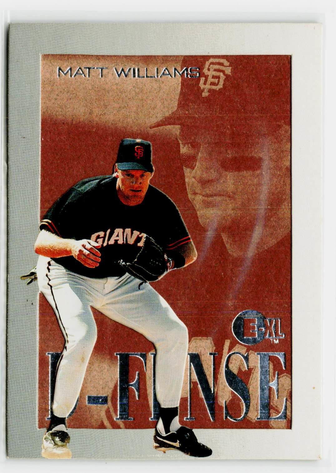 1996 E-Motion XL D-Fense Matt Williams San Francisco Giants #10
