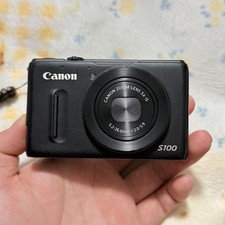 Canon PowerShot S100/S100V Digital Camera 12.1MP 5x Optical Zoom Black English