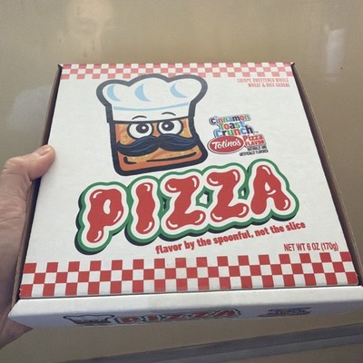Cinnamon Toast Crunch Totino s Pizza Flavored Cereal 6 Oz Bag Limited 1 of 1000