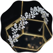 Fashion Bridal Headpieces Wedding Bride Hair Accessories Cubic Zirconia CZ