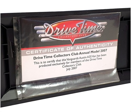 Corgi Vanguards 1/43 Scale VA01710 - Austin A35 Van Drive Time 2007 Club Model - Picture 5 of 6