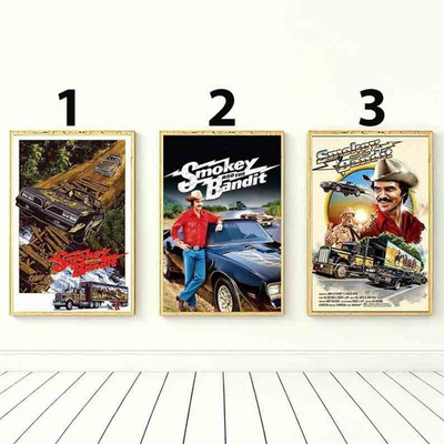 #ad Smokey and the Bandit Classic Muscle Car Movie Poster $29.99