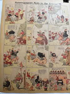 1912 COMIC PAGES (10) NEWSPAPER PAGHES OKLA.CITY GROUP #2