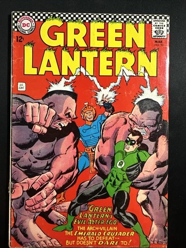 GREEN LANTERN #51 1967 Vintage Silver Age DC Comics 1st Print Good *A9