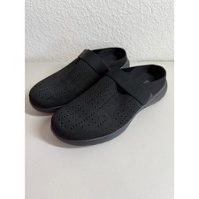 Skechers On The Go Flex Adapt Washable Knit Mules Womens 8 Black Goga Mat