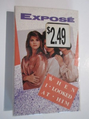 Expose When I Looked At Him Cassette Single 1980s Pop Cassette Tape new sealed