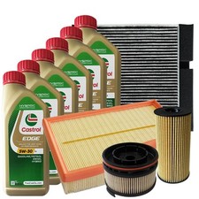 Kit Tagliando Mercedes Classe A W177 160 180 1.5 CDI Filtri 6Olio Castrol